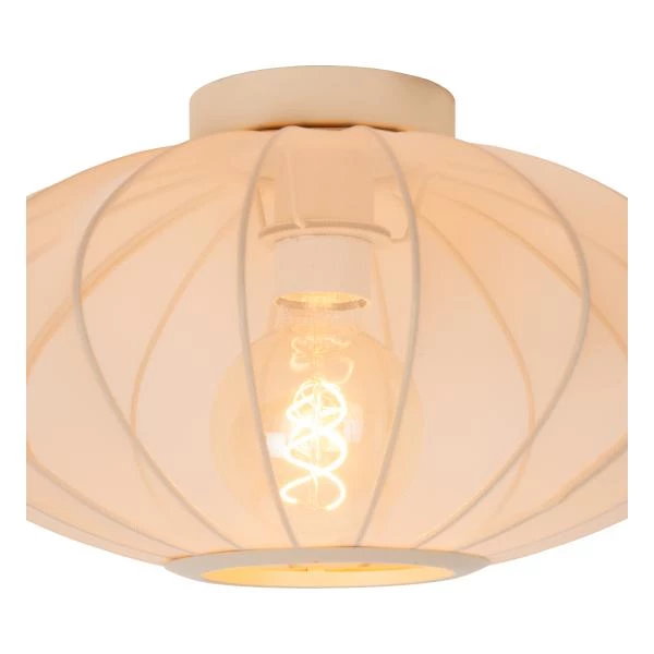 Lucide CORINA - Plafonnière - Ø 40 cm - 1xE27 - Beige - detail 1